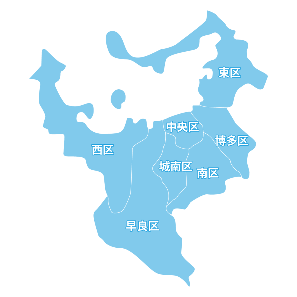 福岡市内地図画像